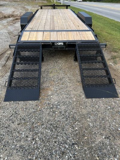 New 2026 GPS Trailers / EH Series / 82" Wide x 20' Long / 8 ton Capacity / 5' Ramps / PT Wood Floor / True 8 K Axles not Hybrid Axles / 215/75R17.5" Tire and Wheels / Toolbox