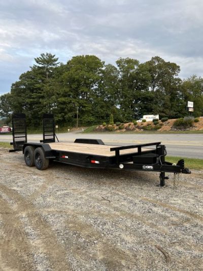 New 2026 GPS Trailers / EH Series / 82  Wide x 20' Long / 8 ton Capacity / 5' Ramps / PT Wood Floor / True 8 K Axles not Hybrid Axles / 215/75R17.5  Tire and Wheels / Toolbox