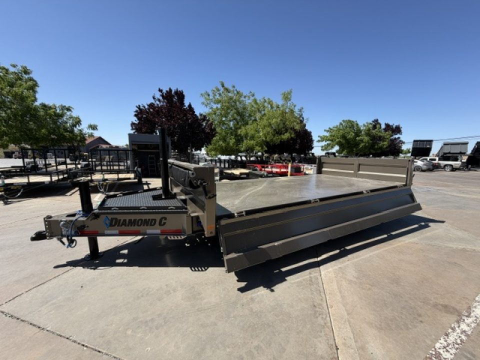 New 2026 Diamond C Trailers DOD207L16X96 8FT X 16FT 15.5K GVW Dump Trailer