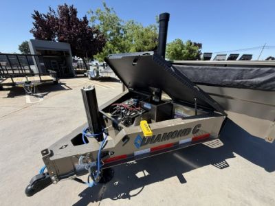 New 2026 Diamond C Trailers DOD207L16X96 8FT X 16FT 15.5K GVW Dump Trailer