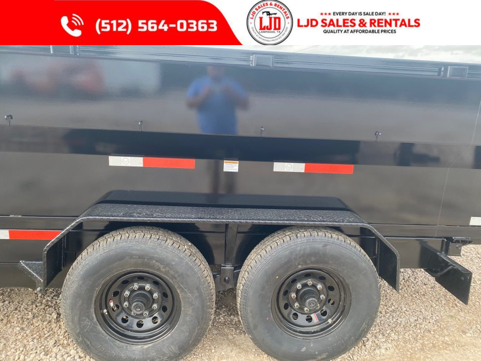 New 2026 US Built - Dump Trailer - 16'x3' - Tarp - 16K GVWR - Dump Trailer