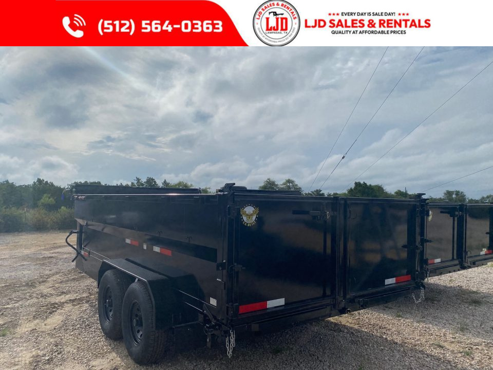 New 2026 US Built - Dump Trailer - 16'x3' - Tarp - 16K GVWR - Dump Trailer