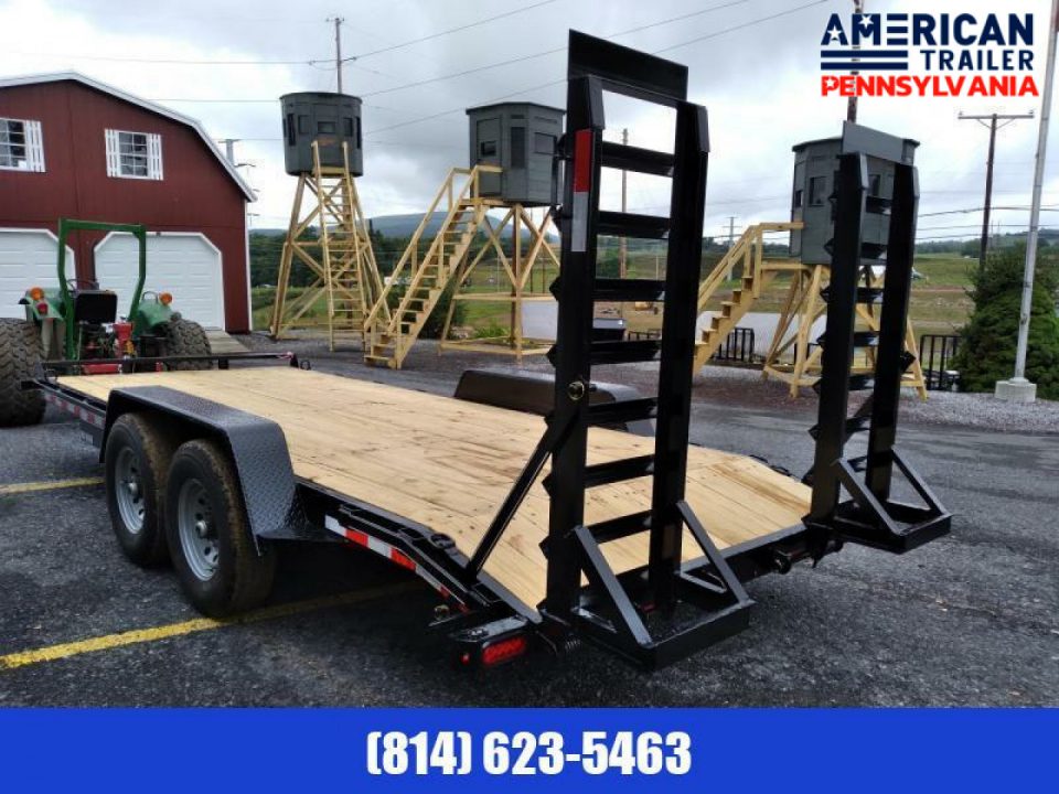 7×20 Equipment Flatbed Trailer photo 2