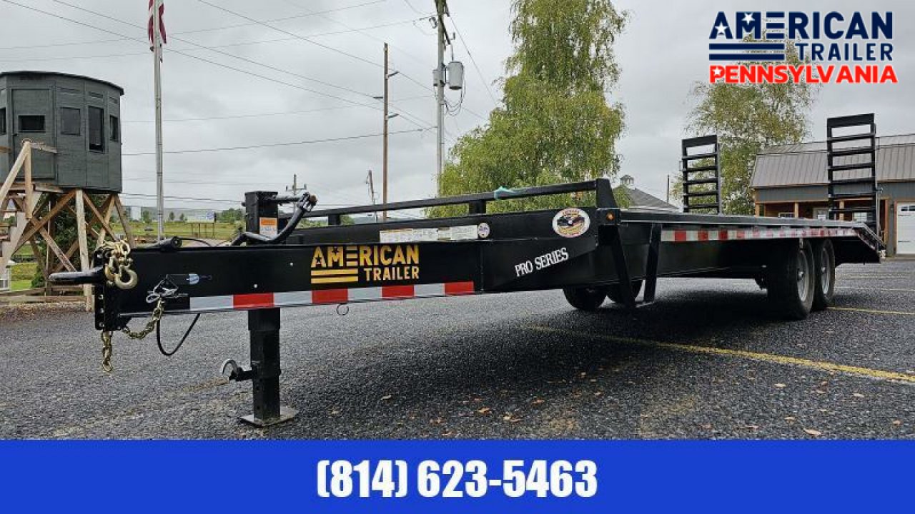 9×23 Equipment Flatbed Trailer