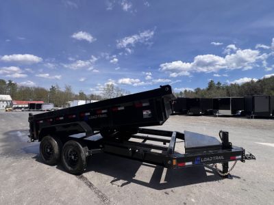 New 2026 Load Trail 7x14 Dump Trailer-HD/ 24'' Sides/ 8" I beam frame/ Tarp kit & Ramps - 14k GVW