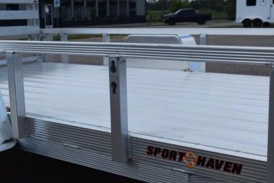 New SPORT HAVEN 6x12 DELUXE SERIES UTILITY TRAILER w/ BI-FOLD RAMP GATE