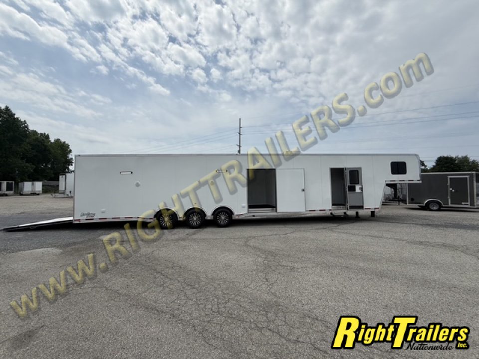 New 2026 8.5x48 Vintage Sportsman Living Quarters Trailer