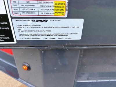 New 2026 Lamar Trailers DT831627-36 Dump Trailer
