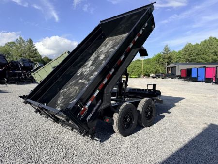 New 2026 PJ Trailers 7X12 DUMP TRAILER 15400 GVWR Dump Trailer