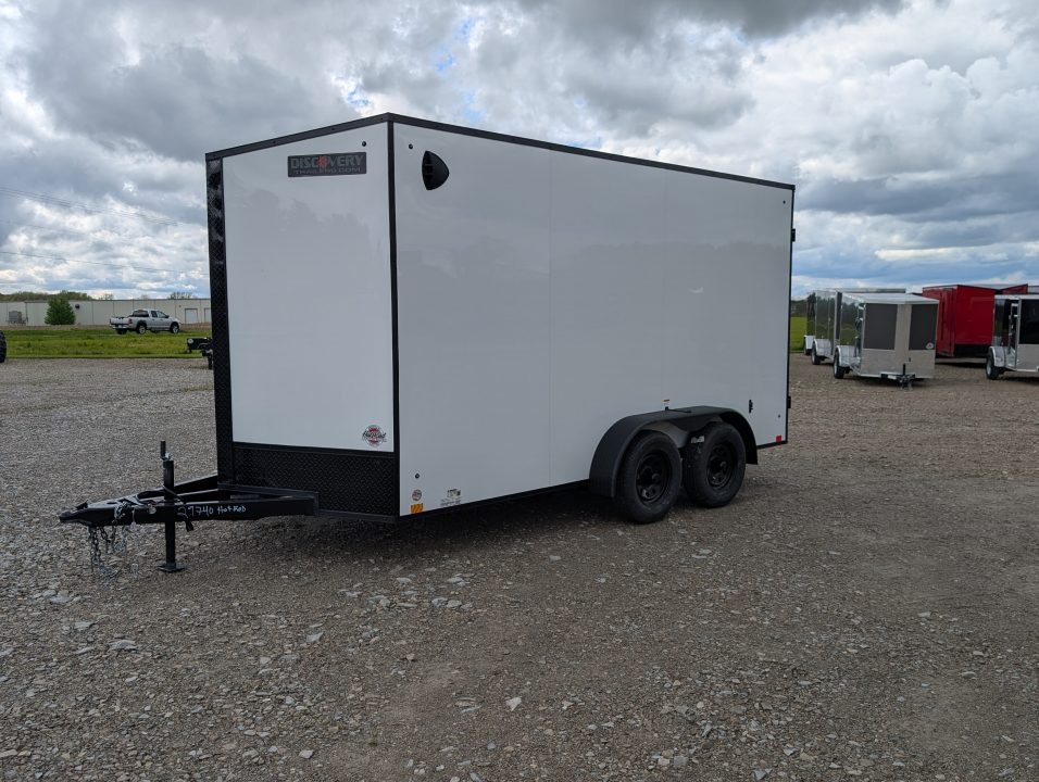New 2026 Discovery 7x14 Cargo Trailer - Rear Barn Doors