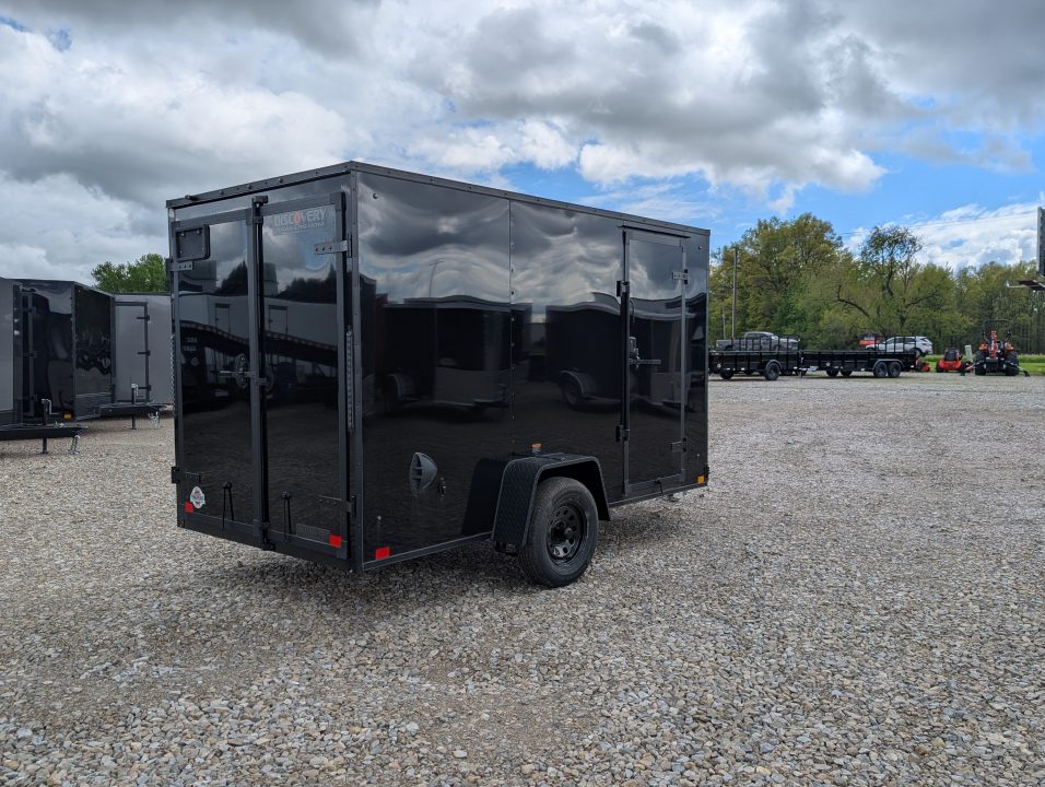 New 2026 Discovery 6x12' Cargo Trailer - Rear Barn Doors