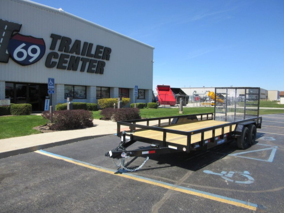 New 2026 Sure-Trac 7 x 20 ST-UTT8220-100 Utility Trailer 10K / Reinforced Lader Gate