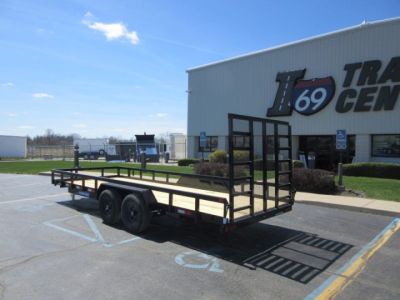 New 2026 Sure-Trac 7 x 20 ST-UTT8220-100 Utility Trailer 10K / Reinforced Lader Gate