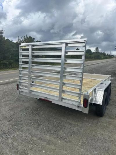 New 2027 Quality Steel and Aluminum 7412ALSL7KTA Utility Trailer