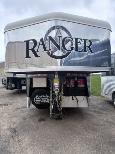 Used 2016 Bison Trailers 3H LQ Horse Trailer