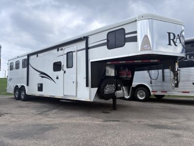 Used 2016 Bison Trailers 3H LQ Horse Trailer