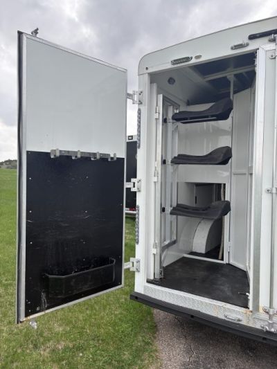 Used 2016 Bison Trailers 3H LQ Horse Trailer