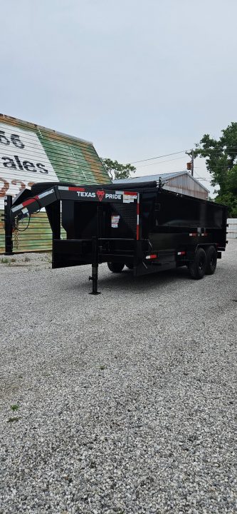 New 2026 Texas Pride Trailers Gooseneck 7x16x4 Tandem Axles Dump Trailer - 8K Axles- UPGRADES!!