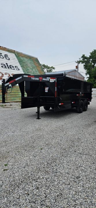 New 2026 Texas Pride Trailers Gooseneck 7x16x4 Tandem Axles Dump Trailer - 8K Axles- UPGRADES!!