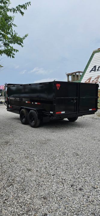 New 2026 Texas Pride Trailers Gooseneck 7x16x4 Tandem Axles Dump Trailer - 8K Axles- UPGRADES!!