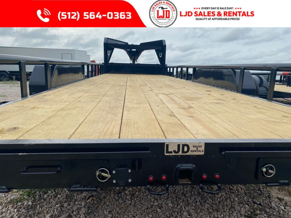 New 2026 Triple R - 24' Gooseneck Equipment Trailer - 14 Ply Tires