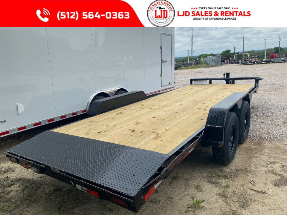 New 2026 Triple R - 83x20 - 14K GVWR Car/Equipment Trailer - Dexter Axles