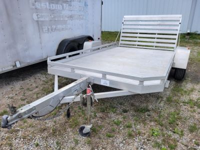 Used 2015 Aluma 77"x142" (6.5x12 - Model 7712H) Utility Trailer