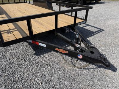 New 2026 Down 2 Earth Utility Trailer 76X14 SPRING ASSIST FOLD FORWARD GATE