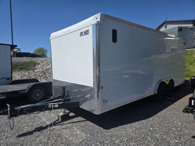 New 8 x 20 Car Mate Custom Enclosed Car Trailer, 10K GVWR ***Extended Tongue, 6k Torsion Axles, 1/2  Ply Walls w/Kickplate