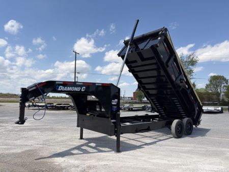 New 2026 Diamond C Trailers LPT208L16X81 (81" X 16') 18K (Pacesetter Ed.) Telescopic Gooseneck Dump Trailer