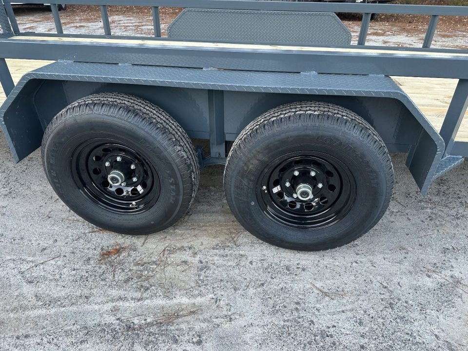 New 2026 10K GPS 7X20 TANDEM AXLE UTILITY TRAILER WITH HD GATE AND HD JACK