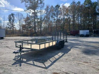 New 2026 10K GPS 7X20 TANDEM AXLE UTILITY TRAILER WITH HD GATE AND HD JACK
