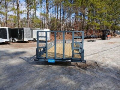 New 2026 10K GPS 7X20 TANDEM AXLE UTILITY TRAILER WITH HD GATE AND HD JACK
