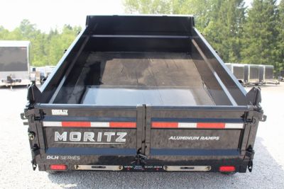 New 2026 Moritz 6' 10" x 12' Heavy Commercial DLH Series Dump Trailer - 14000# GVW