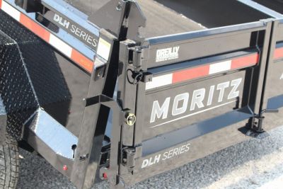 New 2026 Moritz 6' 10" x 12' Heavy Commercial DLH Series Dump Trailer - 14000# GVW