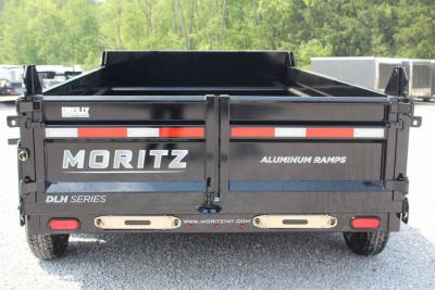 New 2026 Moritz 6' 10" x 12' Heavy Commercial DLH Series Dump Trailer - 14000# GVW