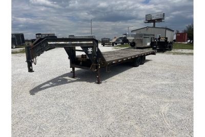 Used 2001 PJ Trailers 102x24 GN Straight Deck w/ Slide Out Ramps/ New Tires