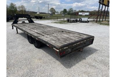 Used 2001 PJ Trailers 102x24 GN Straight Deck w/ Slide Out Ramps/ New Tires