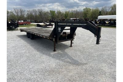 Used 2001 PJ Trailers 102x24 GN Straight Deck w/ Slide Out Ramps/ New Tires