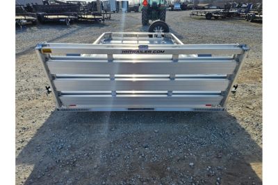 New 2026 H and H 76X12 SINGLE AXLE ALUMINUM LO-SIDE UTILITY W/BI FOLD GATE