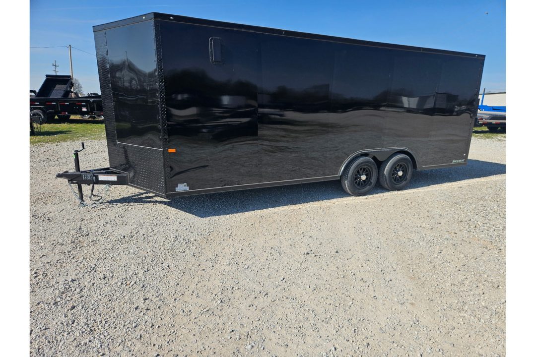 New 2026 Rock Solid Cargo 8.5X20 TANDEM 10K CARGO W/.080 SCREWLESS EXTERIOR 6'6" HEIGHT BLACKOUT TRIM & RAMP DOOR *HAIL DISCOUNT*