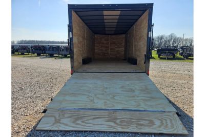New 2026 Rock Solid Cargo 8.5X20 TANDEM 10K CARGO W/.080 SCREWLESS EXTERIOR 6'6" HEIGHT BLACKOUT TRIM & RAMP DOOR *HAIL DISCOUNT*