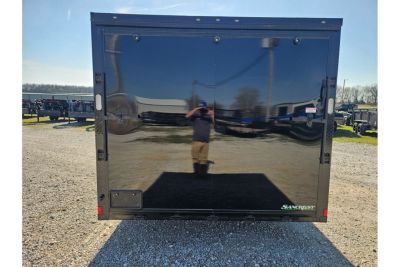 New 2026 Rock Solid Cargo 8.5X20 TANDEM 10K CARGO W/.080 SCREWLESS EXTERIOR 6'6" HEIGHT BLACKOUT TRIM & RAMP DOOR *HAIL DISCOUNT*