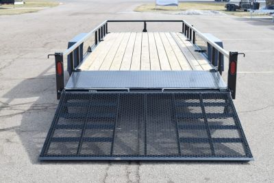 New BND 7x20 LANDSCAPE UTILITY TRAILER w/ 5200LB AXLES AND HD REAR RAMP GATE
