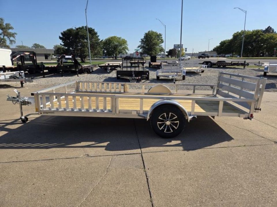 New 2026 H&H Trailers 82x14 Aluminum ATV 3K Utility Trailer
