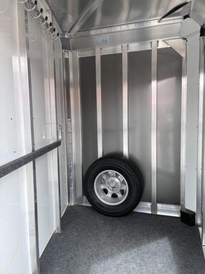 Used 2017 4-Star 2 Horse Slant Load Bumper Pull Horse Trailer