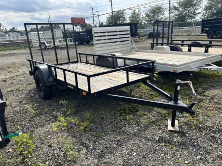 New 2026 Carry-On 5 X 10 FT UTILITY TRAILER WOOD FLOOR LED LIGHTS 3K