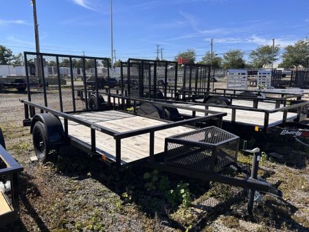 New 2026 Carry-On 6 X 10 FT UTILITY TRAILER WOOD FLOOR LED LIGHTS 3K