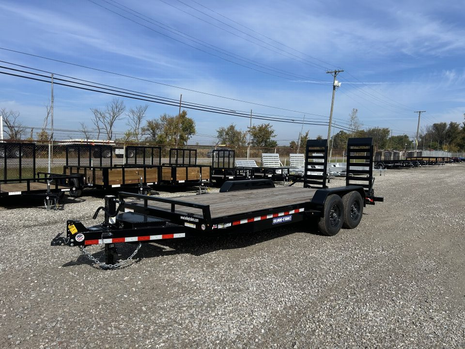 New 2026 Sure-Trac 18' (16+2) 14K Equipment Trailer