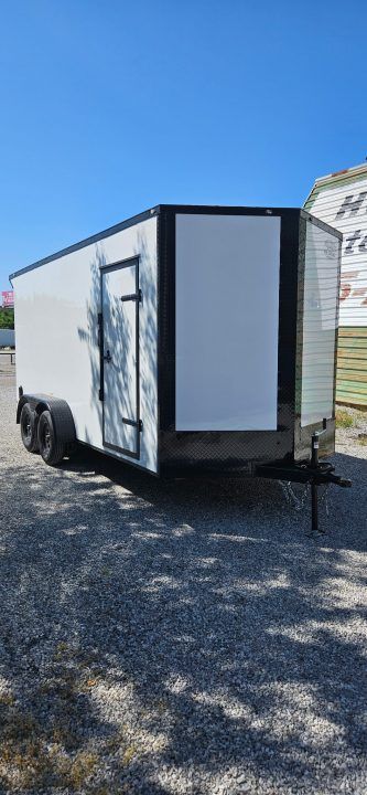 New 2026 Family Trailer 7x16 Tandem Axles Cargo / Enclosed Trailer